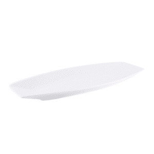 Ivory Porcelain Boat Rectangular Plate