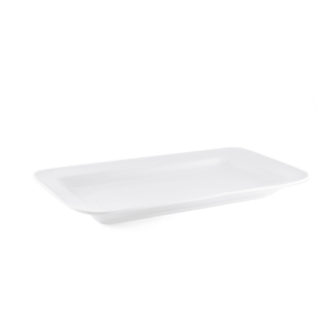 Ivory Porcelain Rectangular Buffet Plate
