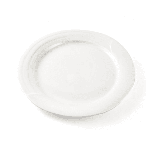 Ivory Porcelain Plate Castillo Design
