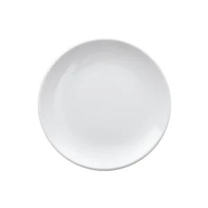 Ivory Porcelain Rimmed Thick Plate