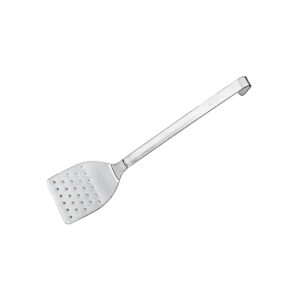 Paderno One Piece Perforated Spatula Stainless Steel Short Handle