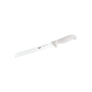 Paderno Bread Knife 25 cm with White Handle Stainless Steel