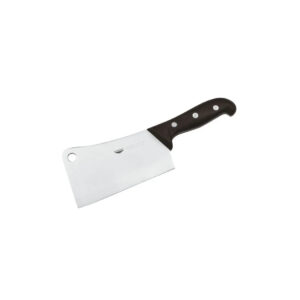 Paderno Meat Cleaver 22 cm with Black Handle Stainless Steel