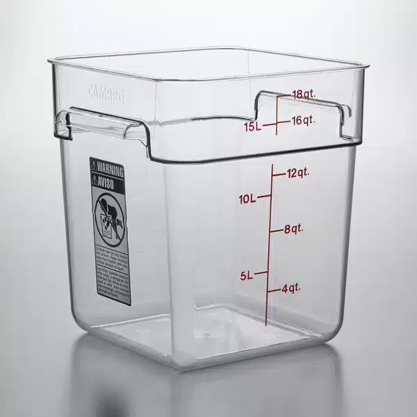 Cambro Square Polycarbonate Food Storage Containers - Image 3