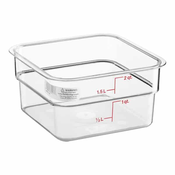 buy cambro square polycarbonate food storage containers