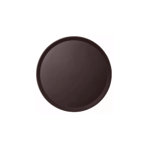 Cambro Camtread Round Tavern Tan Non-Skid Serving Tray