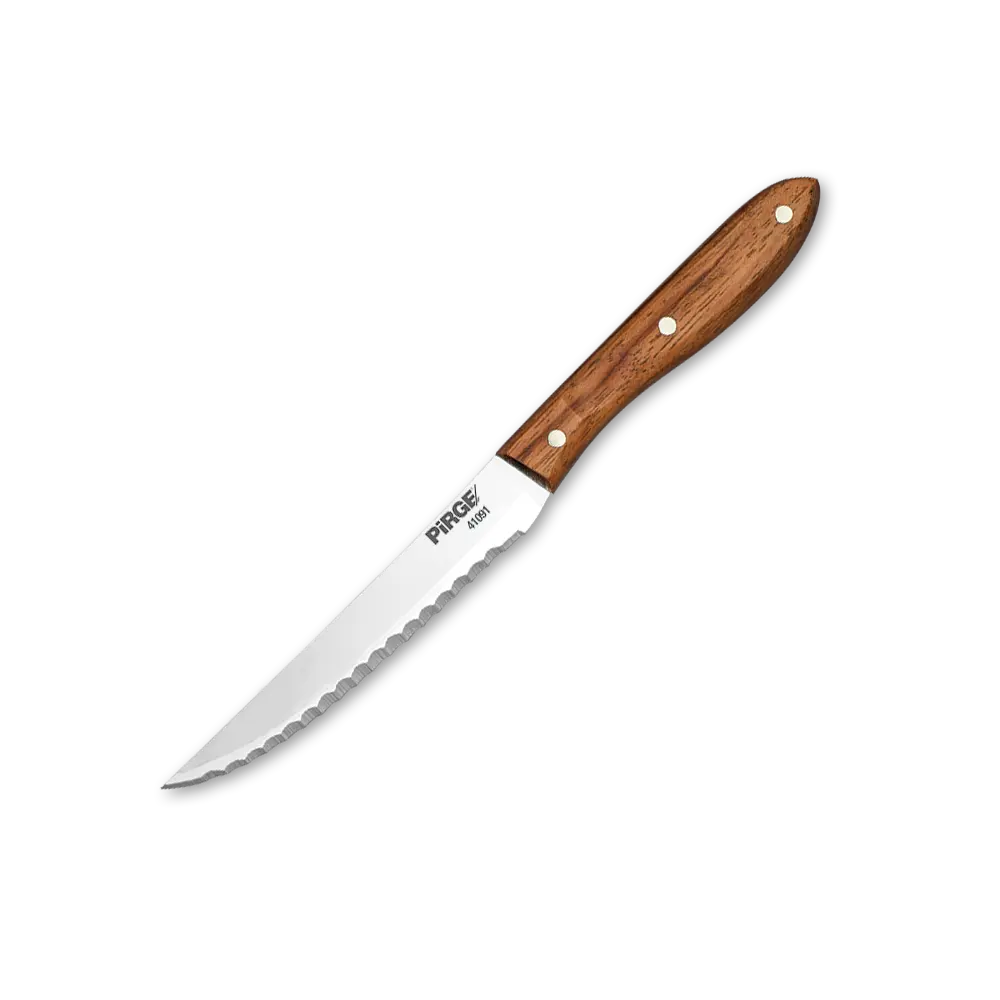 Steak Knife Wooden Handle 12 CM