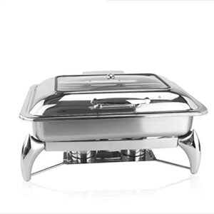 Buffet Chafing Dish 9L H/Y Luxury Full Silver RECT