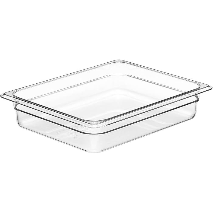 Cambro Camwear 1/2 Size Clear Polycarbonate Food Pan - Image 3