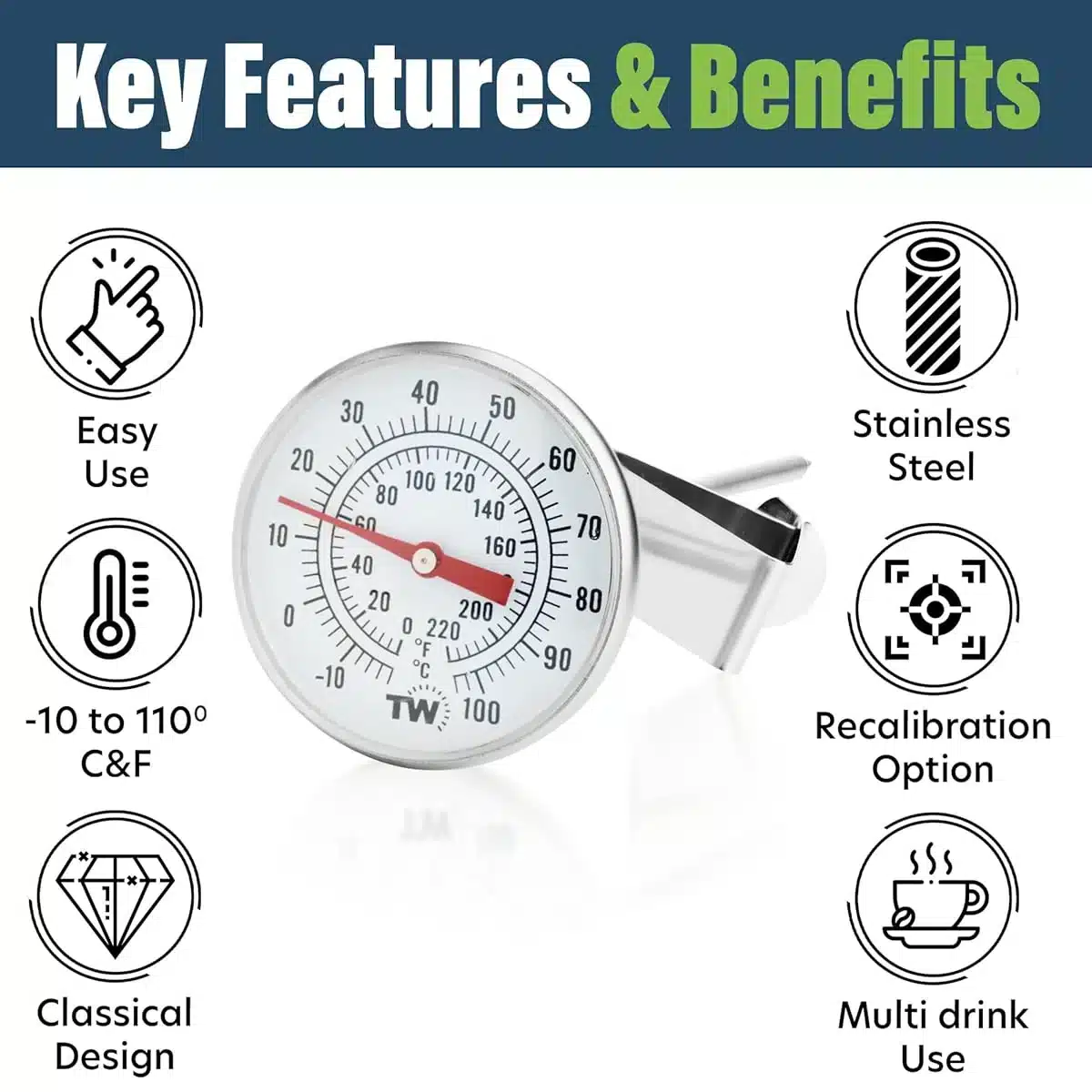 Milk Thermometer Speciality Coffee - Image 3