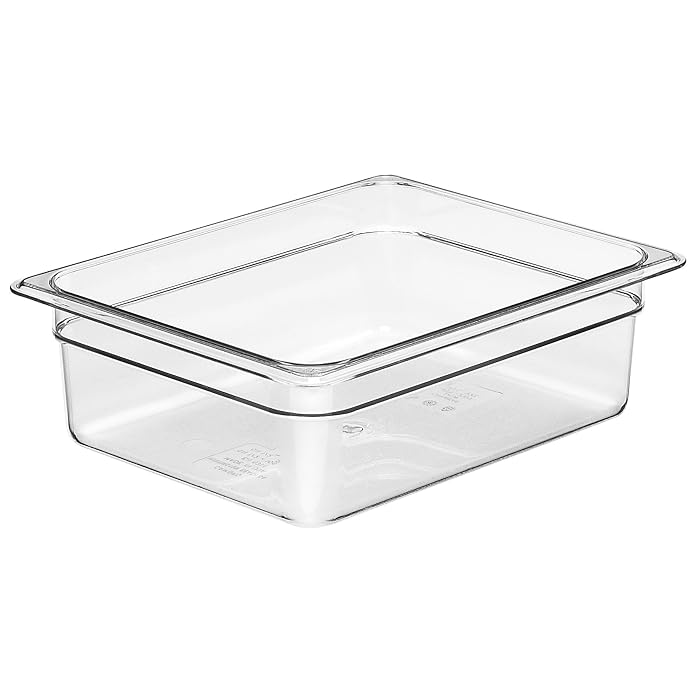Cambro Camwear 1/2 Size Clear Polycarbonate Food Pan - Image 4