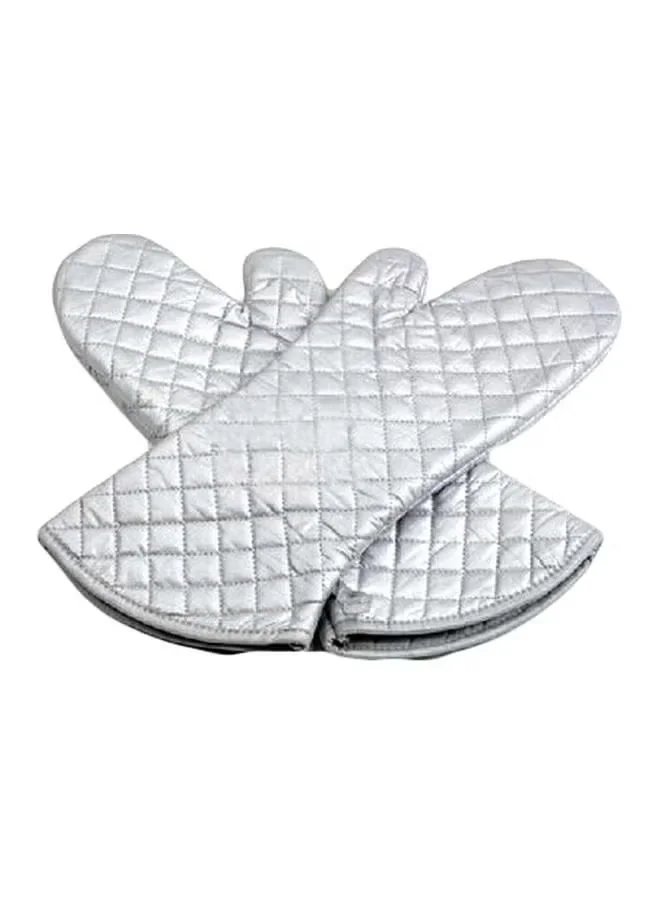 Oven Gloves Silver
