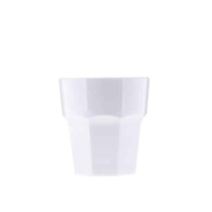 Premium Tumbler 250ml PC White poolside cups