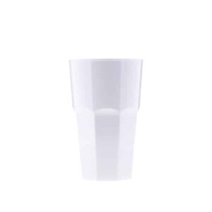 Premium White Poolside Tumbler Cups – 300ml