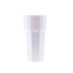 Premium Tumbler 360ml PC White poolside cups