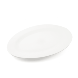 Ivory Porcelain 3 Piece Oval Plates Set