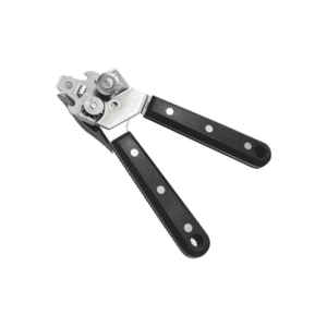 Can Opener with Black Handle Stainless