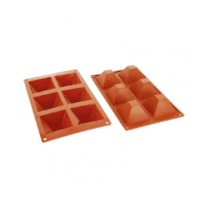 Silicone Mold Pyramid 6 Cavities