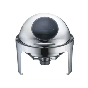 Top Round Chafing Dish 6L Roll with Glass Window