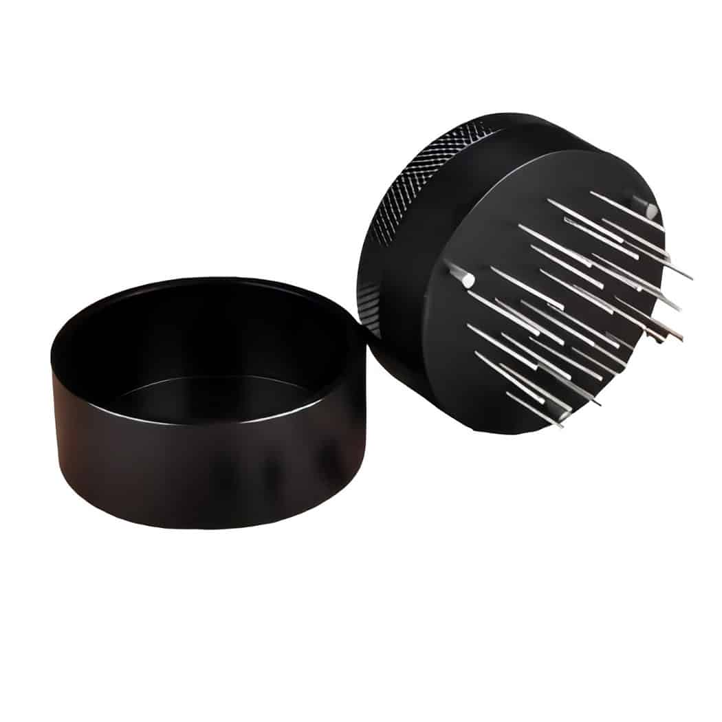 spiked coffee distributor for perfect espresso