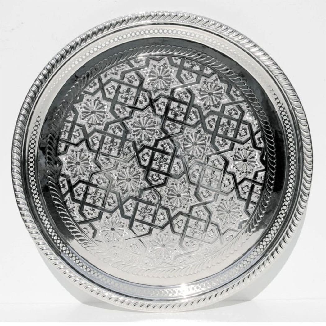 Copper Tray Silver