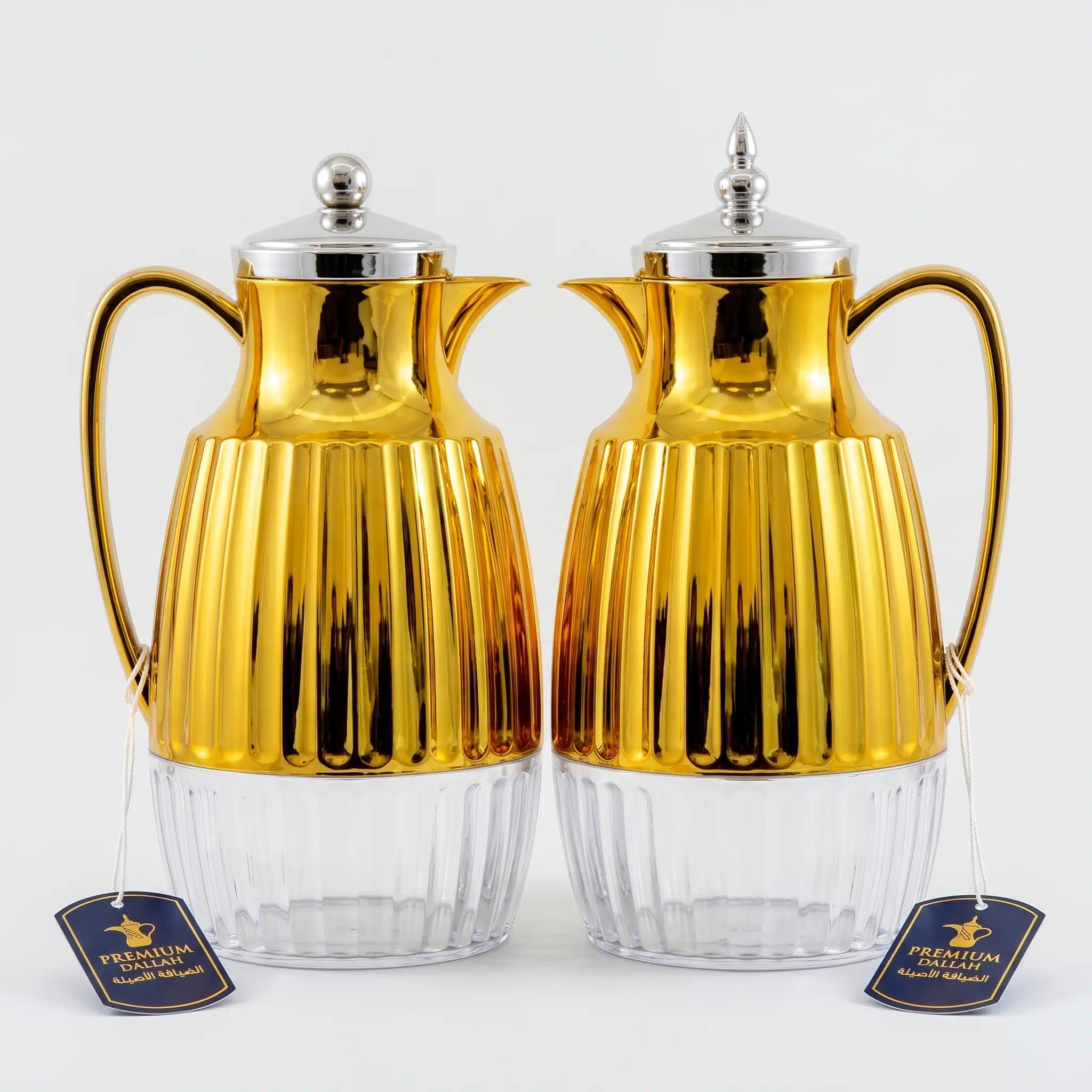 FLASK 1.0L+1.0L SHINING GOLD&SILVER