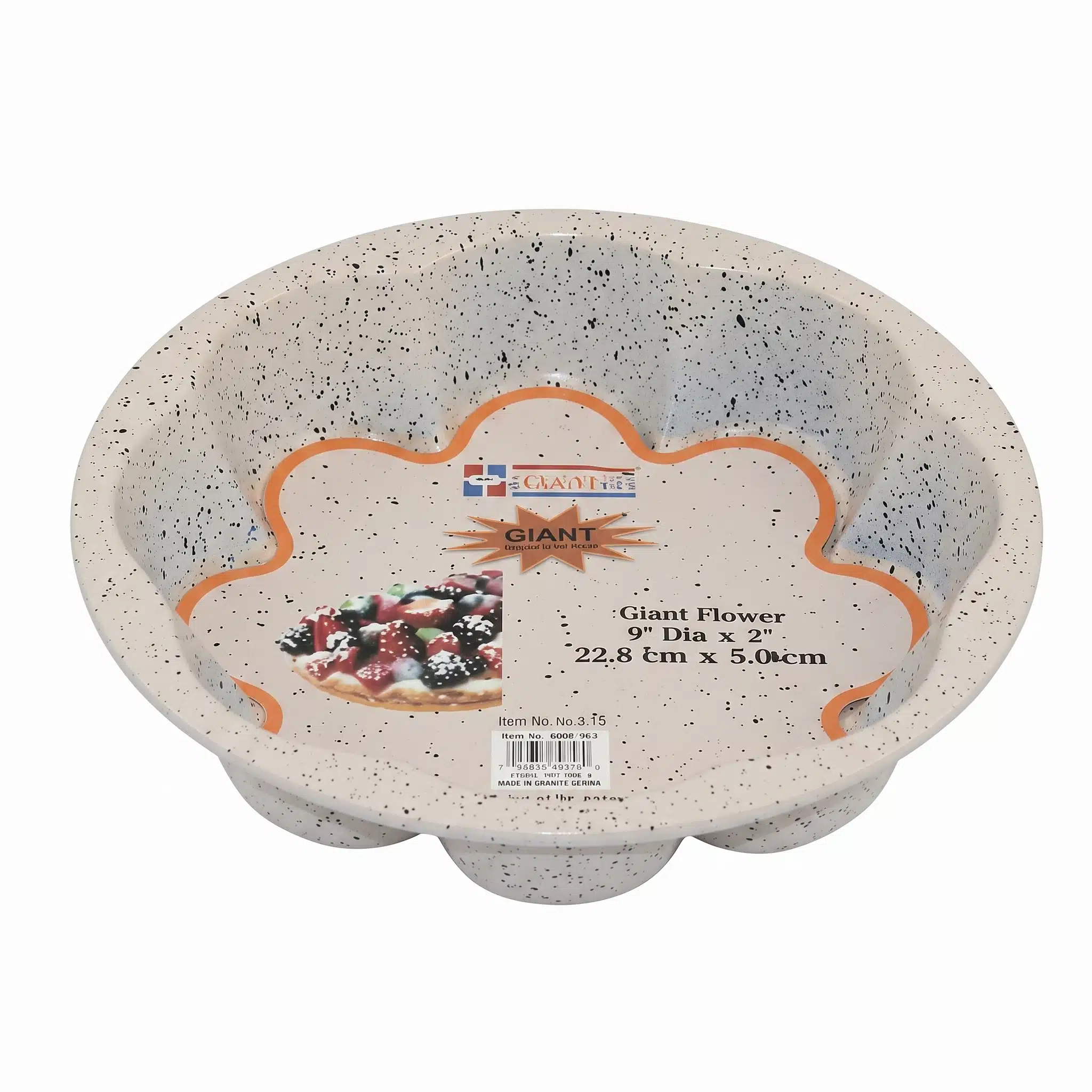 GRANITE-23CM FLOWER